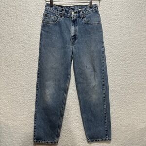 Vintage Levi's 550 Student Jeans Size 28 Blue Relaxed Fit Straight Leg
